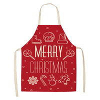 HKM-893203 Holiday Polyester Apron - Christmas Design, 68x55 cm