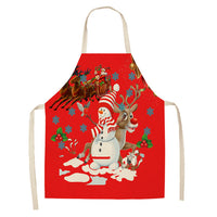 HKM-893203 Holiday Polyester Apron - Christmas Design, 68x55 cm