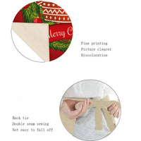 HKM-893203 Holiday Polyester Apron - Christmas Design, 68x55 cm