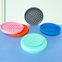 HKM-893459 Silicone Pet Slow Feeder Dinner Plate in Various Colors
