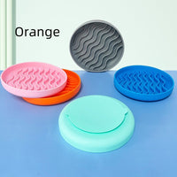 HKM-893459 Silicone Pet Slow Feeder Dinner Plate in Various Colors