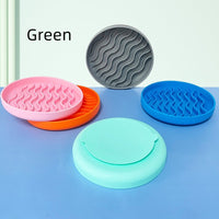 HKM-893459 Silicone Pet Slow Feeder Dinner Plate in Various Colors