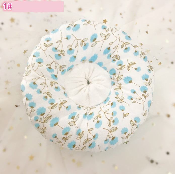 HKM-893459 Soft Sponge Cat Collar - Adjustable Cotton Headgear for Pets, Cartoon Design, Multiple Colors Available