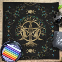 HKM-893587 Bohemian Style Soft Polyester Fiber Blanket for All-Season Comfort