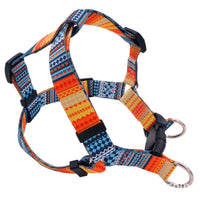 HKM-893779 Bohemian Purple Chest Strap with Ethnic Style Pattern, Adjustable Polyester Design