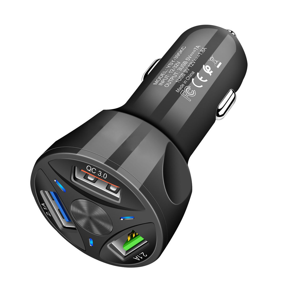 HKM-893779 Fast Charging Car Charger with 45W USB Type-C Output for Mobile Devices