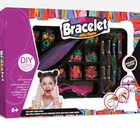 HKM-893843 DIY Hair Braider Tool for Girls - Multifunctional Bracelet Braid Making Set, Ages 3+