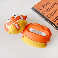 HKM-893843 Soft Silicone Cartoon Earphone Case for AirPods 1, 2, 3, and Pro with Anti-Fall Protection
