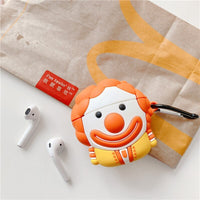 HKM-893843 Soft Silicone Cartoon Earphone Case for AirPods 1, 2, 3, and Pro with Anti-Fall Protection