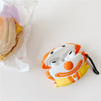 HKM-893843 Soft Silicone Cartoon Earphone Case for AirPods 1, 2, 3, and Pro with Anti-Fall Protection