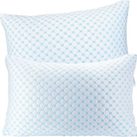 HKM-893907 Cool Touch Memory Foam Pillow - Crushed Sponge Design, Available in Multiple Sizes