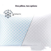 HKM-893907 Cool Touch Memory Foam Pillow - Crushed Sponge Design, Available in Multiple Sizes