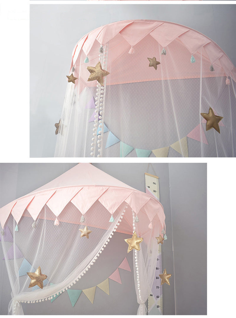 HKM-893907 Mosquito Net for Awnings - Cotton Fabric, 150cm Height, Ideal for Children's and Adult Rooms, Game Rooms, Outdoor Spaces