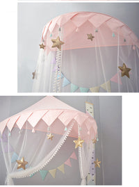 HKM-893907 Mosquito Net for Awnings - Cotton Fabric, 150cm Height, Ideal for Children's and Adult Rooms, Game Rooms, Outdoor Spaces