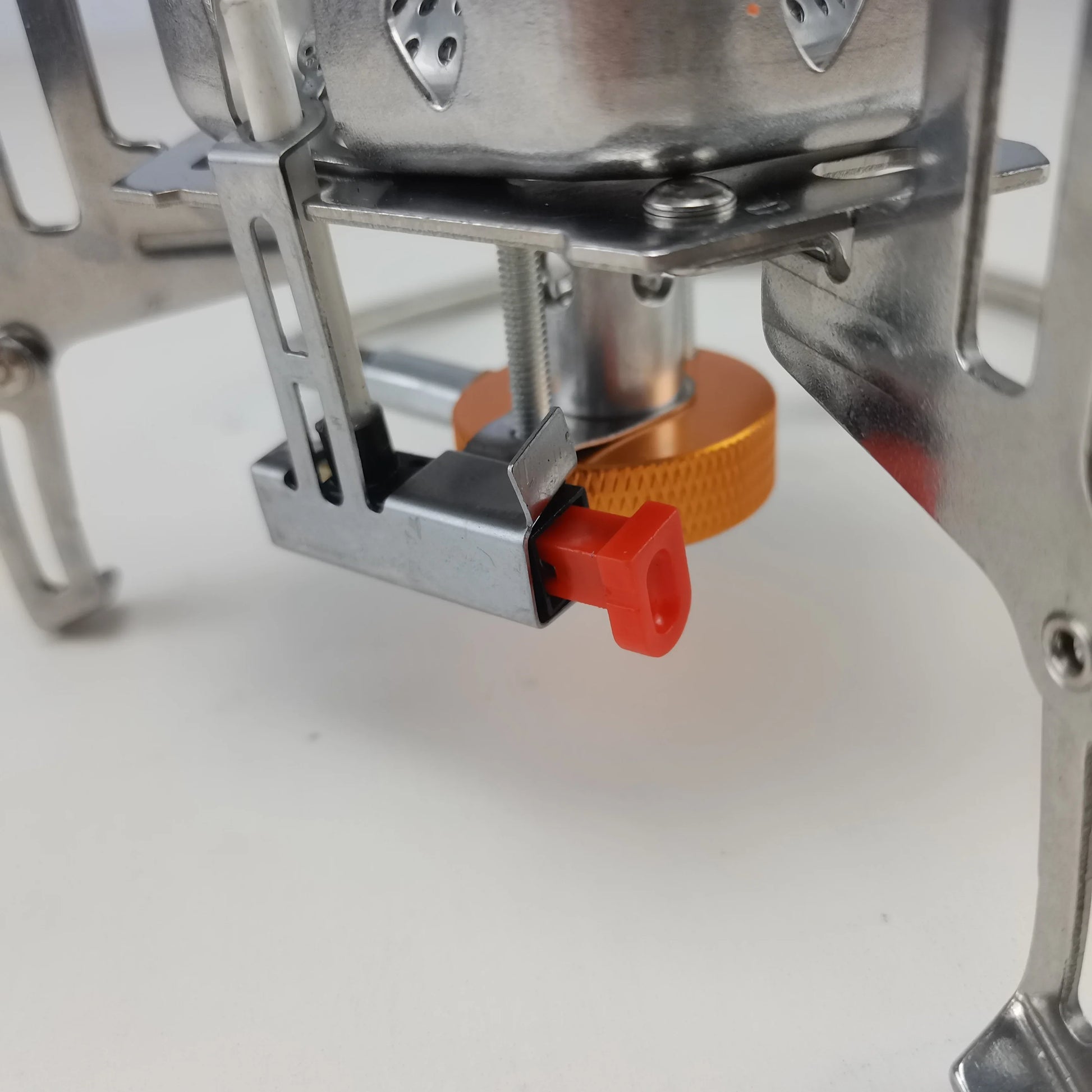 KTX-894099 Mini Folding Camping Gas Stove - Single Burner, Windproof Design, Compact Outdoor Cooking Solution