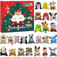 HKM-894163 Unicorn Themed Christmas Countdown Advent Calendar Box with Jewelry, Makeup, and Toy Sets