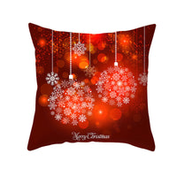 HKM-894419 Santa Elk Cartoon Lumbar Pillow Cover - Plush Cushion with Various Car Patterns (45x45cm)
