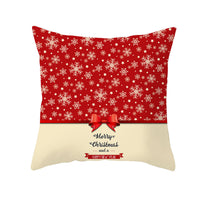 HKM-894419 Santa Elk Cartoon Lumbar Pillow Cover - Plush Cushion with Various Car Patterns (45x45cm)