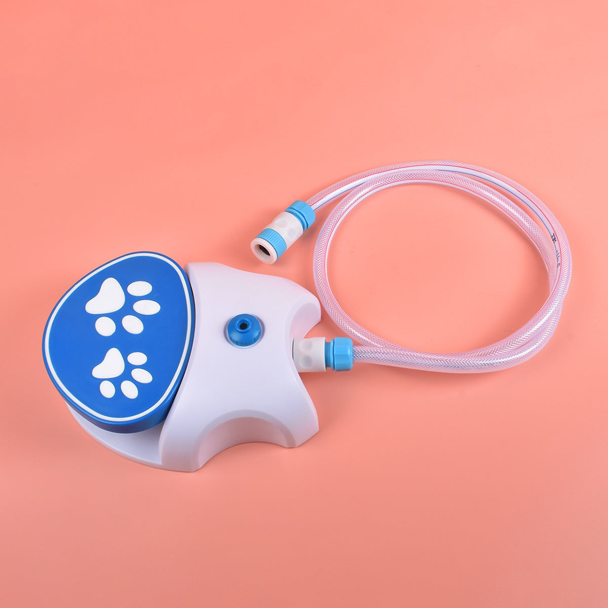 HKM-894611 Automatic Pet Water Dispenser for Outdoor Use - PVC & ABS, Available in Blue and Orange