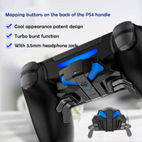 HKM-894611 PS4 Gamepad Wired Back Extension Button with USB Connection and Force Feedback