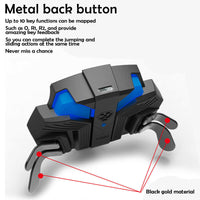 HKM-894611 PS4 Gamepad Wired Back Extension Button with USB Connection and Force Feedback
