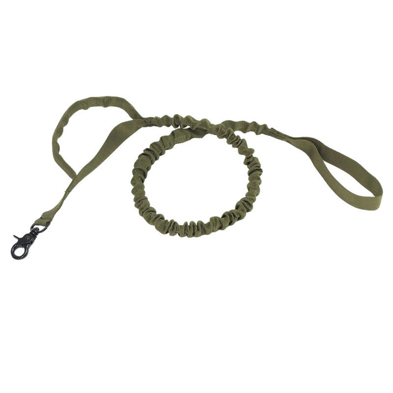 HKM-894739 Adjustable Monochrome Tactical Dog Collar in Various Colors and Sizes, Nylon Material