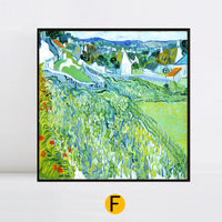 HKM-894739 Framed Canvas Art with Environmental Protection PS Foam Frame in Various Sizes