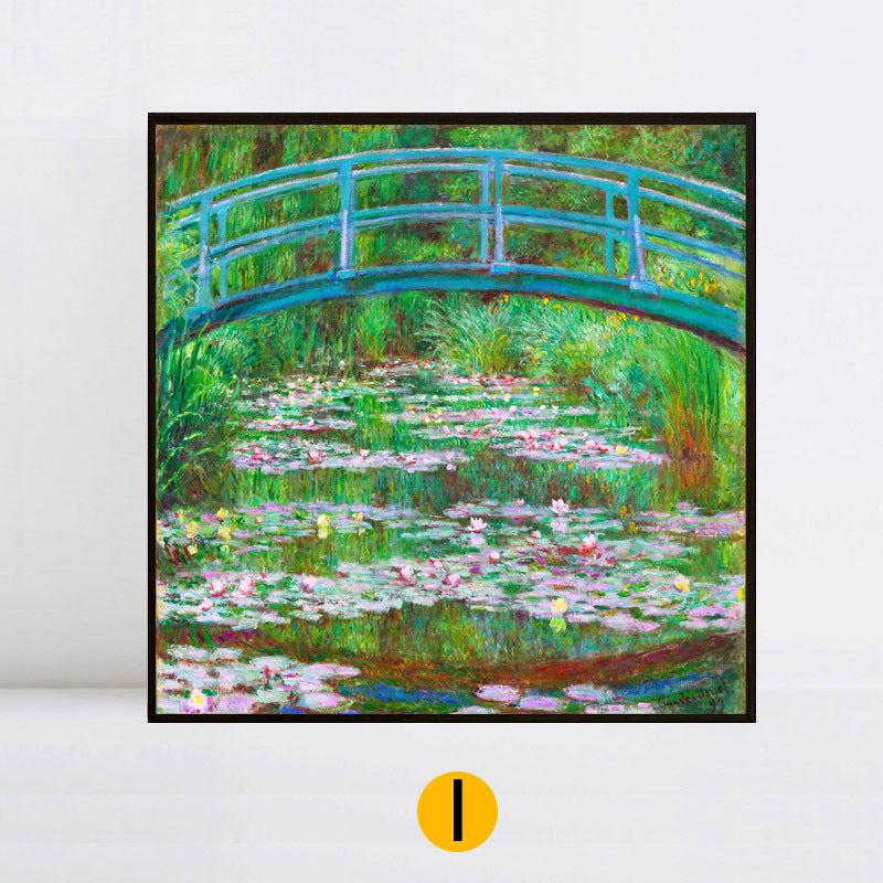 HKM-894739 Framed Canvas Art with Environmental Protection PS Foam Frame in Various Sizes