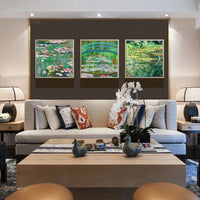 HKM-894739 Framed Canvas Art with Environmental Protection PS Foam Frame in Various Sizes