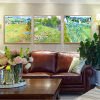 HKM-894739 Framed Canvas Art with Environmental Protection PS Foam Frame in Various Sizes
