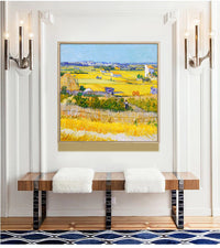 HKM-894739 Framed Canvas Art with Environmental Protection PS Foam Frame in Various Sizes