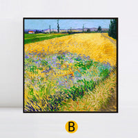 HKM-894739 Framed Canvas Art with Environmental Protection PS Foam Frame in Various Sizes