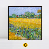 HKM-894739 Framed Canvas Art with Environmental Protection PS Foam Frame in Various Sizes