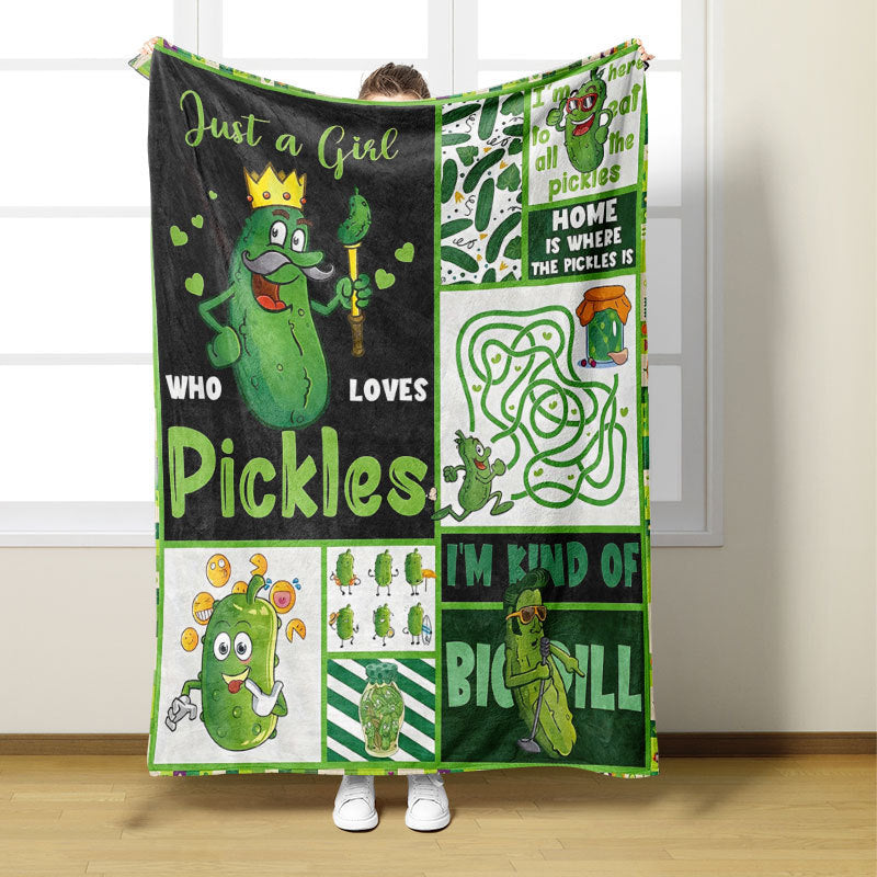 HKM-894739 Modern Printed Soft Polyester Fiber Flannel Blanket, 75 x 100cm