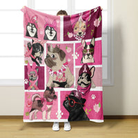 HKM-894739 Modern Printed Soft Polyester Fiber Flannel Blanket, 75 x 100cm