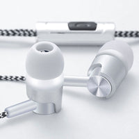 HKM-894803 In-Ear Wired Headphones with Microphone - 3.5mm Plug, 1.2m Cable, Multiple Colors Available