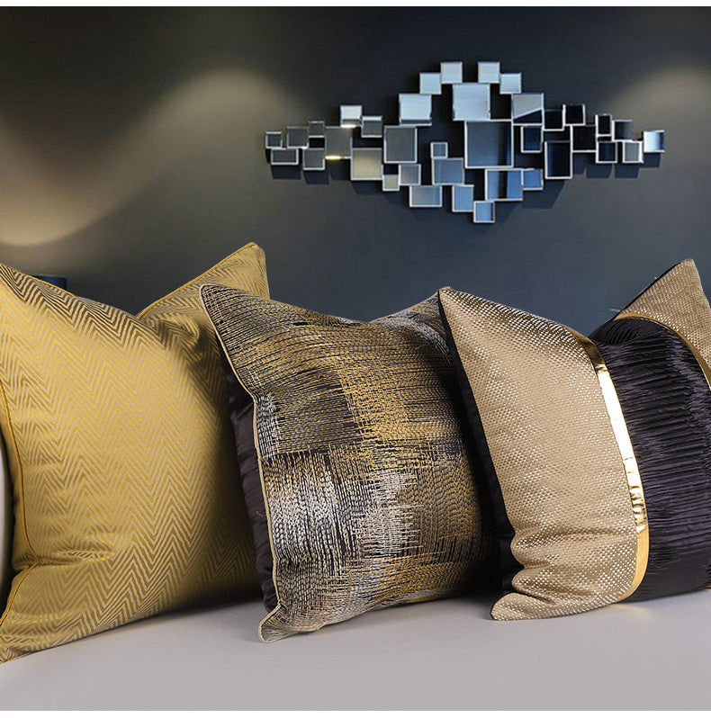 HKM-894867 Modern Geometric Abstraction Pillowcase for Sofa or Living Room Backrest