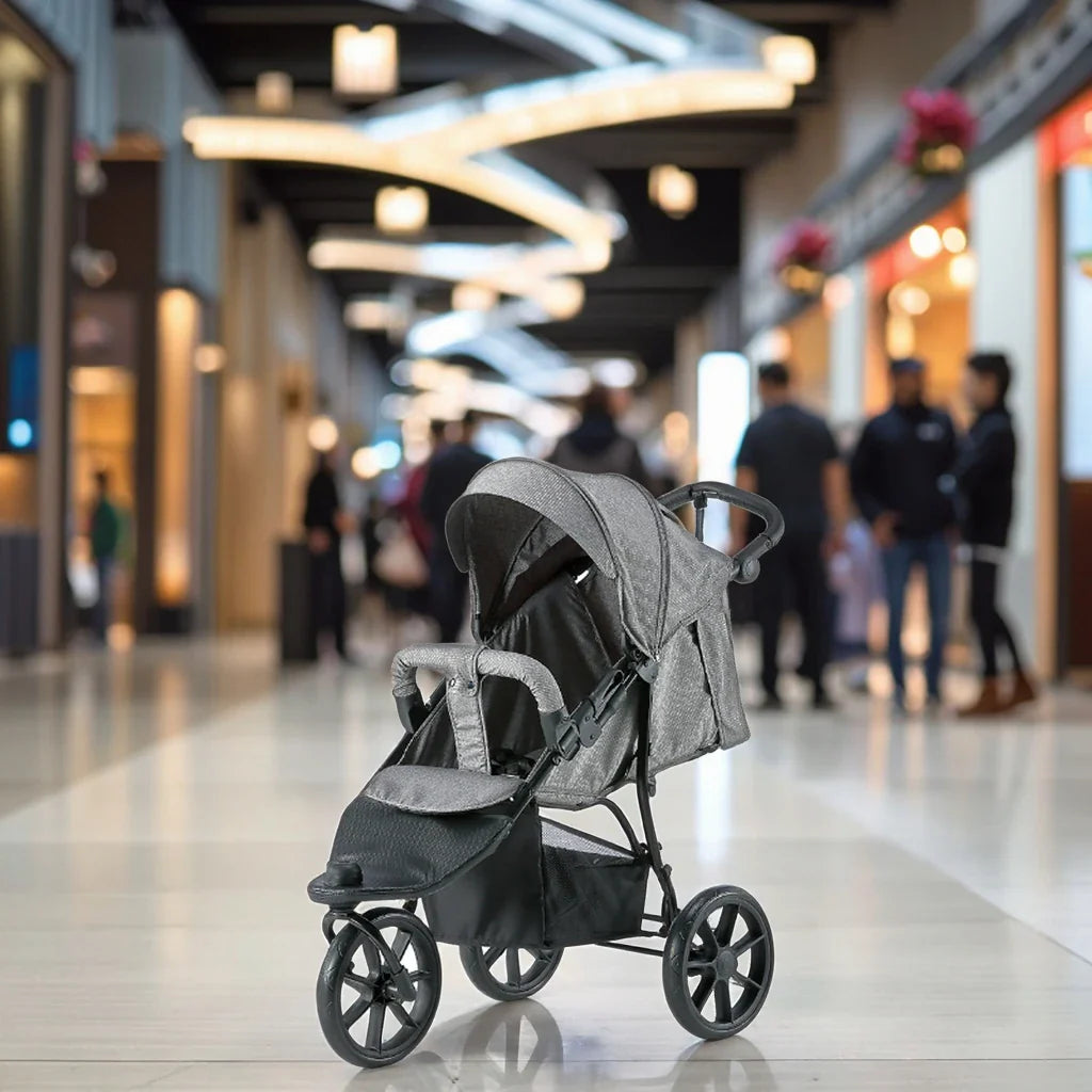 KTX-894931 Lightweight 3-Wheel Folding Baby Stroller and Tricycle Carrier Pram