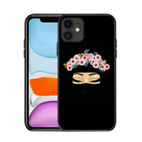 HKM-894995 Muslim Girl TPU Phone Case Compatible with iPhone Models - Solid Color Back Cover