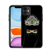HKM-894995 Muslim Girl TPU Phone Case Compatible with iPhone Models - Solid Color Back Cover