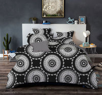 HKM-895059 Bohemian Ethnic Style Bedding Set - Various Sizes Available in Rich Colors