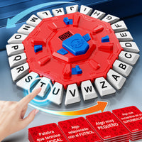 HKM-895059 Multifunctional Crazy Letters Turntable Game for Skill Development and Family Fun