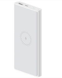 HKM-895123 10,000 mAh High-Capacity Wireless Charging Power Bank with USB-C Input, Available in White and Black