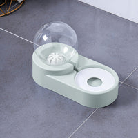 HKM-895251 Automatic 1.8L Pet Water Feeder and Double Bowl for Dogs and Cats, Eco-Friendly Design