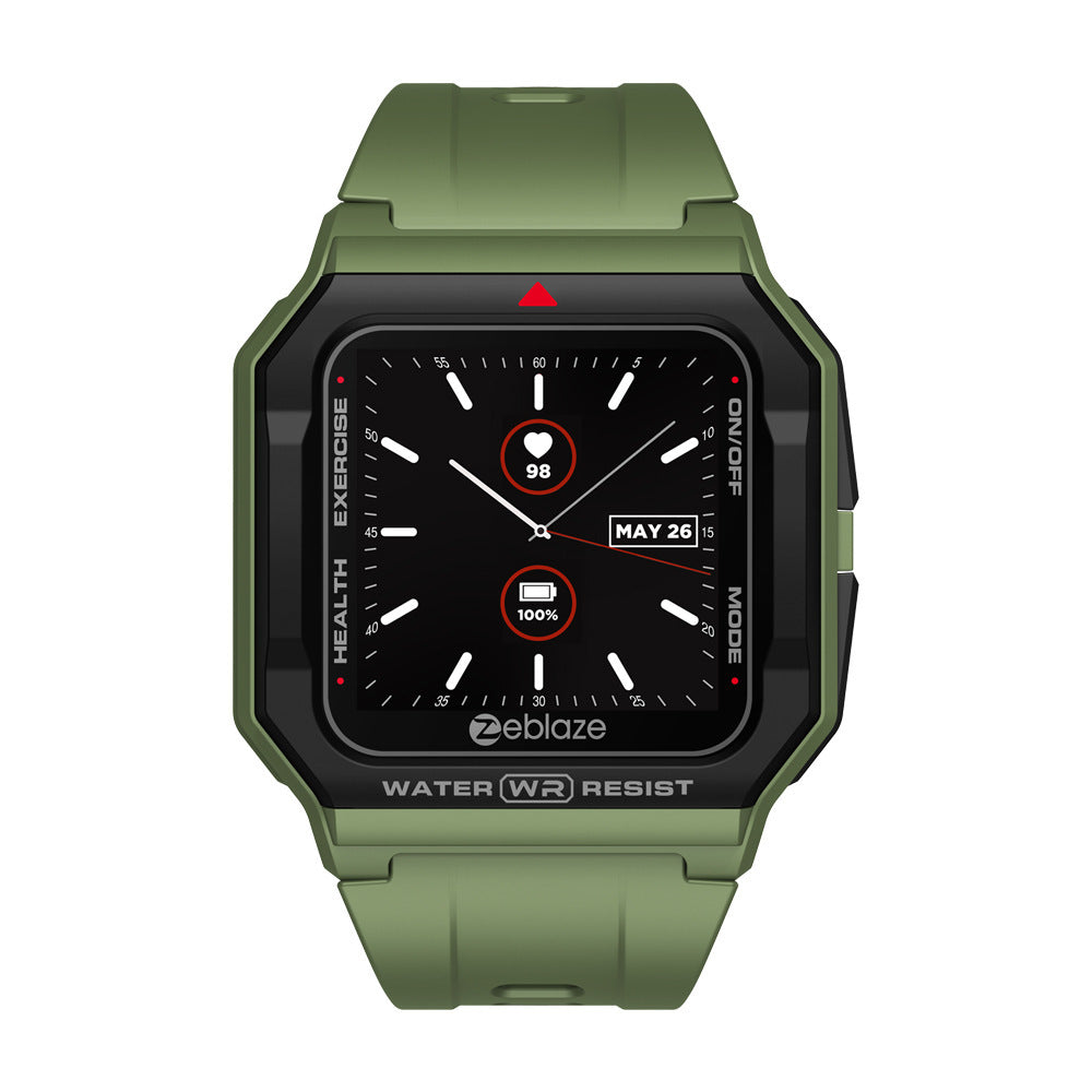 HKM-895251 Retro Smart Watch with Heart Rate Monitor and Blood Pressure Tracking - Multi-Language Support, Touch Screen, Customizable Dial