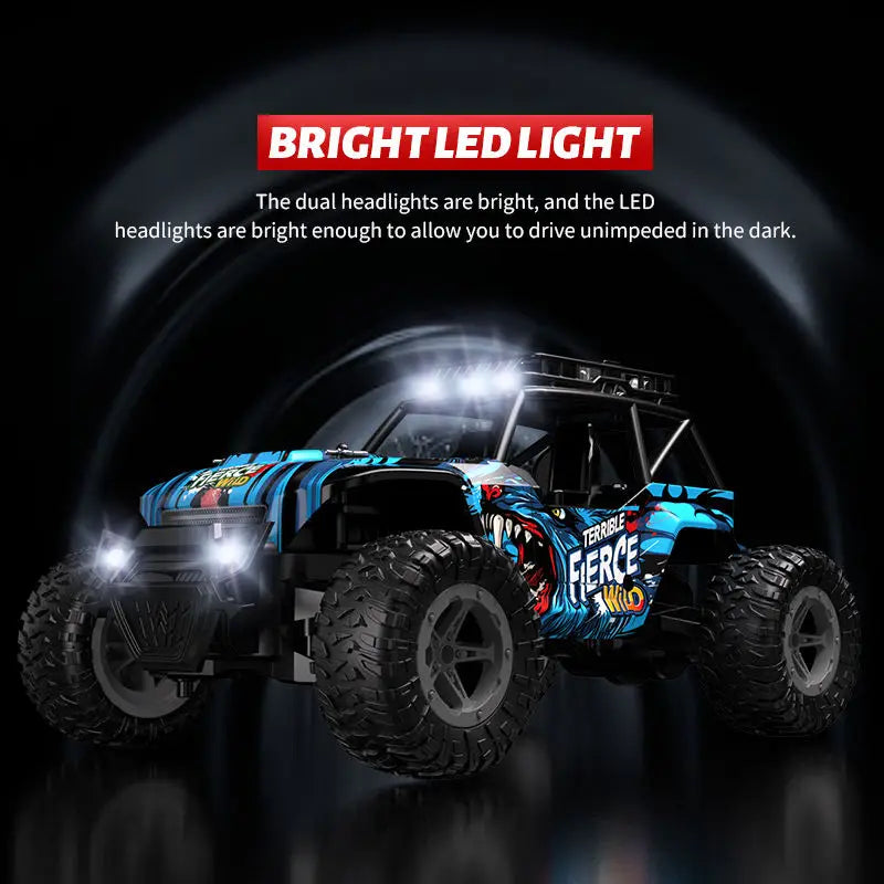 HKM-895315 1:16 Scale Electric Off-Road Remote Control Racing Car - Indoor/Outdoor Use