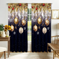 HKM-895443 Digital Printed Christmas Curtains - High Shading, Polyester, Multiple Designs and Sizes Available