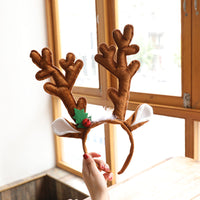HKM-895507 Christmas Big Deer Antler Headband for Festivals and Celebrations
