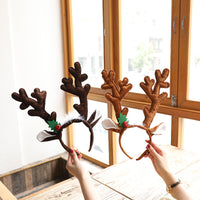 HKM-895507 Christmas Big Deer Antler Headband for Festivals and Celebrations