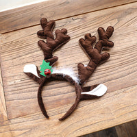 HKM-895507 Christmas Big Deer Antler Headband for Festivals and Celebrations